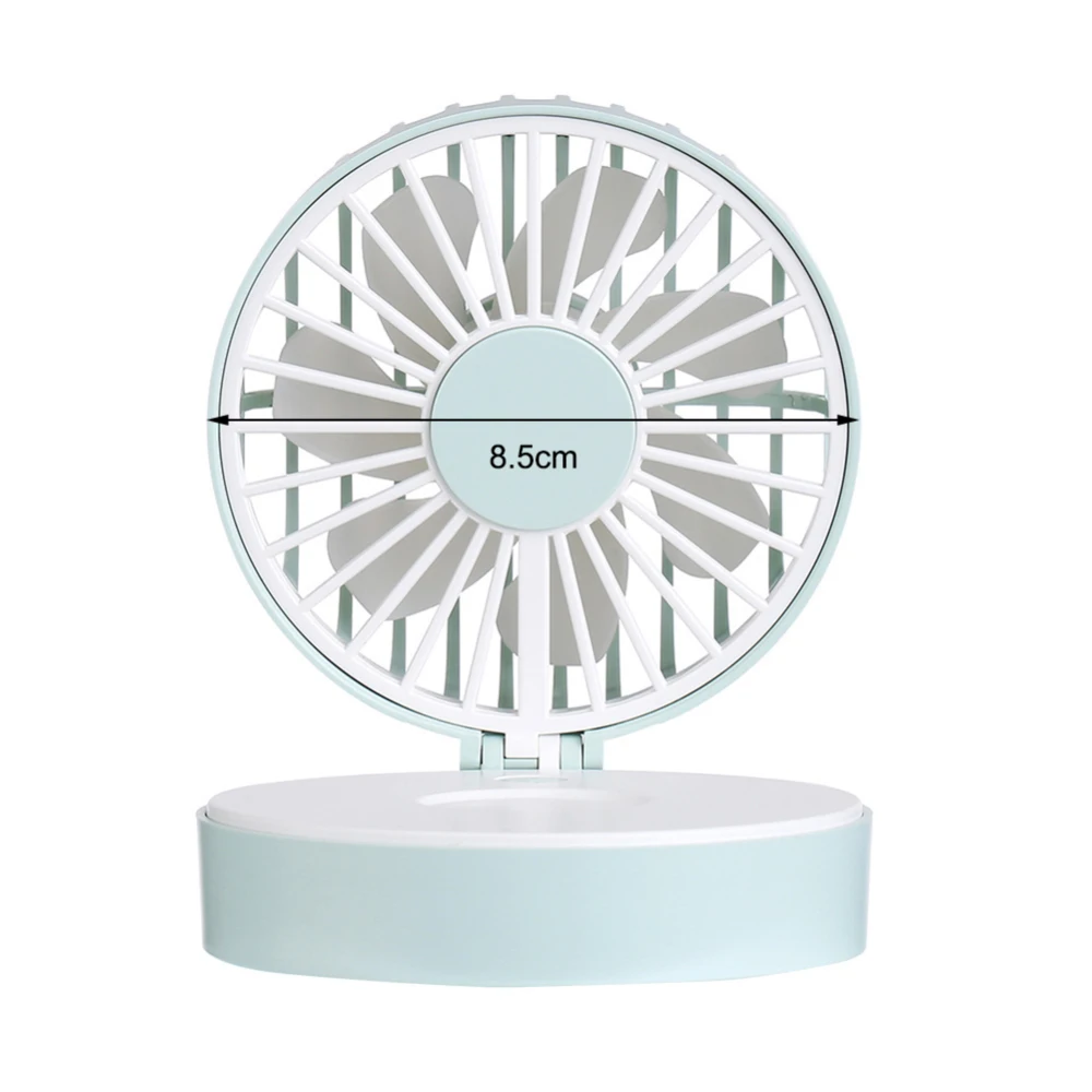 Fold-able Handheld Fan Cooling Electric Mirror Cooler Fan for Home Office