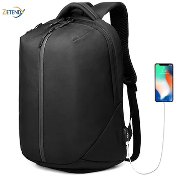 

Sports Backpack With Shoe Compartment And USB Charging Men's Student Waterproof Bag Custom Anti-theft Password Lock Backpack