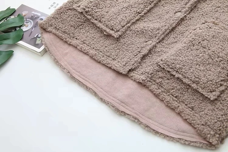 Женская новая плюшевая куртка размера плюс 4XL на осень и зиму, пальто из искусственного меха, повседневное Свободное пальто с карманами, пальто с мишкой Тедди неровной длины