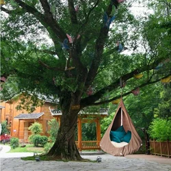 Hamac en Nylon pour adultes, sous vêtement volant, chaise de tente, balançoire, arbre, respirant, résistant à l'eau 