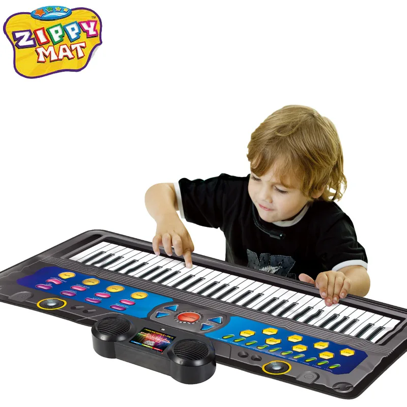 

Children Early Childhood Educational Parent And Child Toy Electronic Music Piano Pad Dancing Learning Game Blanket Gift