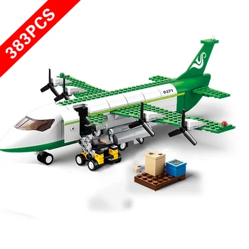 

New City Series Toys Aircraft Compatible lepinngly City 0371 Building Blocks Brick4 Toys for Children Birthday Gift