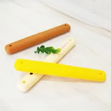 Дорожный Портативный чехол для зубной щетки с мультяшным медведем, дышащая защитная коробка для зубной щетки