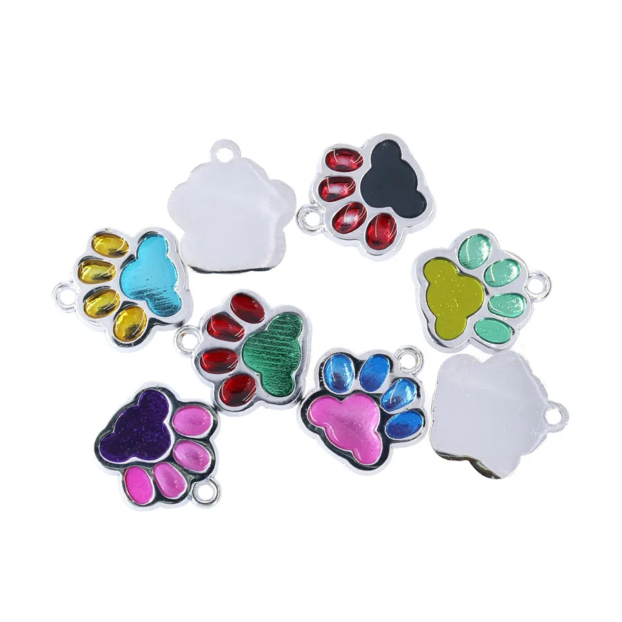 Anti-Lost Pet Dogs ID Tags Personalized ID Tel Cat Pet Supplies Dog Collar Accessories Dog Tag Stainless Steel Candy Colors