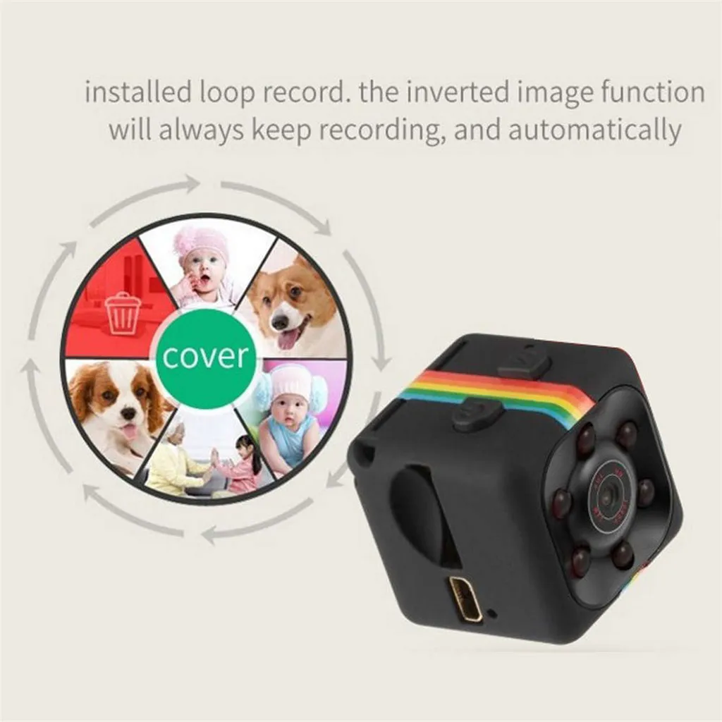 SQ11 WIFI Mini Camera HD 720P with TF Card 8 16 32GB Home Security P2P Camera Wireless Outdoor Sport DV Video Voice Recorder