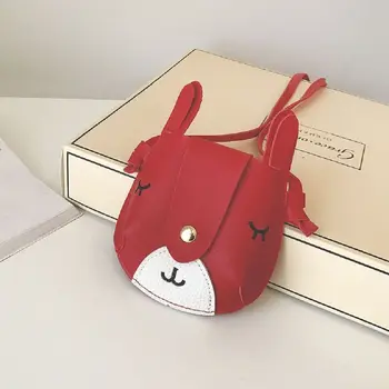 

Cute Kids Baby Girls Mini Crossbody Bag Rabbit PU Handbag Child Shoulder Bag Gift