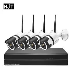 HJT ip-камера H.265 5.0MP wifi Встроенный аудио 8CH сетевой видеорегистратор наружного наблюдения безопасности 4CH комплект системы набор камеры