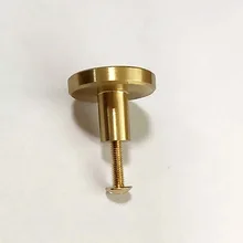 

Round Copper Pull Head Brass Handle Drawer Cabinet Door Round Copper Handle Simple New Chinese Style Drawer Pulls Door Handle