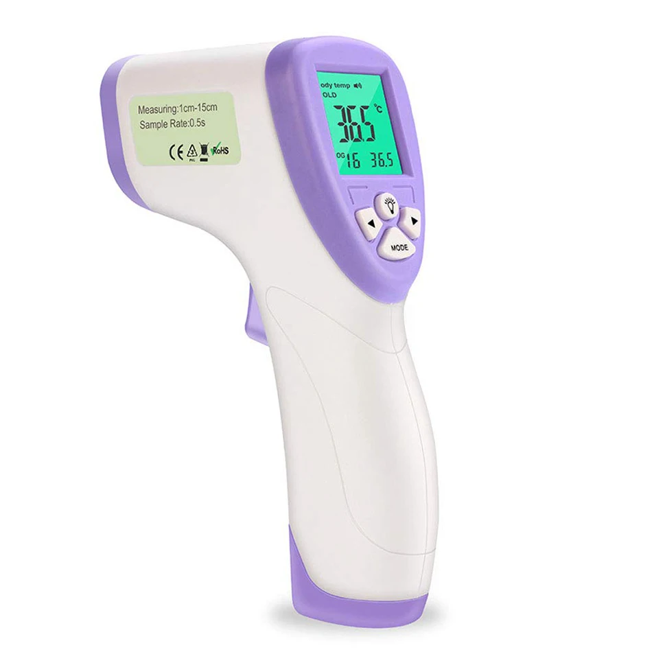 Digital infrared non-contact thermometer LED full-screen 1s rapid foreheadbody temperature measurement for infants and adults (2)