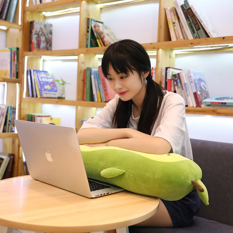 Авокадо Подушка, плюшевые игрушки, мягкие Фруктовые Куклы Мягкие длинная подушка милые плюшевые авокадо Игрушки для девочек подарок диванную подушку