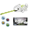 High Simulation Chameleon 2.4G Remote Control RC Robot With Light Sound Effect Tail Swing Extendable Tongue Intelligent Animal 6