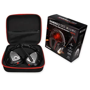USB Беспроводная игровая гарнитура большой светильник микрофон стерео наушники