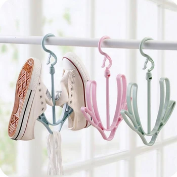 

Creative windproof drying shoe rack drying rack hook balcony shoe rack drying shoes hanging shoes hanger drying shoe rack hook