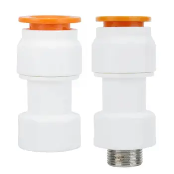 

2Pcs 25mm to G3/4in Female/Male Thread Straight Connector PPR PVC PE Water Pipe Fittings for Pure Drinking Cold Hot Water System