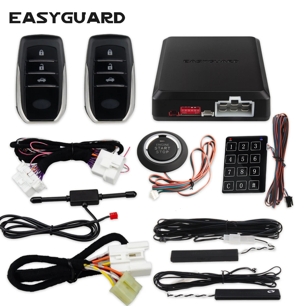 EASYGUARD Push Button Start Stop Toyota Plug And Play CANBUS Compatible