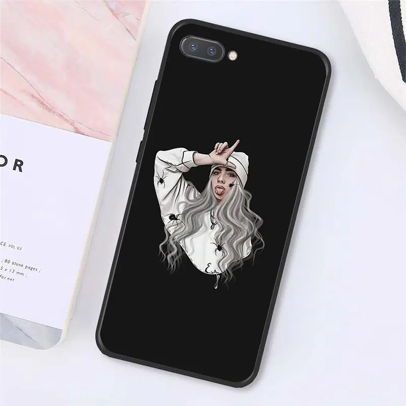 Yinuoda Billie Eilish Горячая музыка певица звезда чехол для телефона huawei Honor 8A 8X9 10 20 Lite 7A 5A 7C 10i 20i