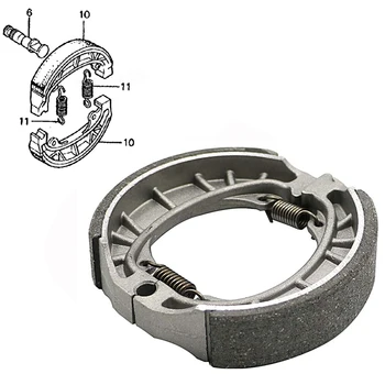 

Brake Shoes Water Grooved Front or Rear For Honda Z 50 QA50 QA C CL CT 70 CT70 CT70H
