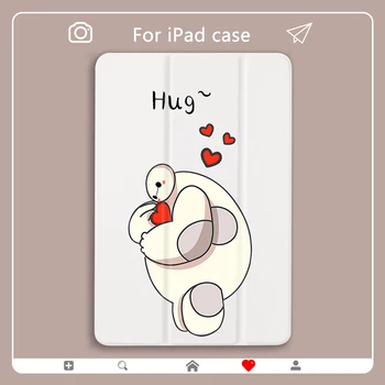 

Big White ipad 10 2 Case Cute for Mini 5 Hard Back Cover Air 3 Cases 7th generation Luxury For pro 11 case Mini 2 Tablet fundas