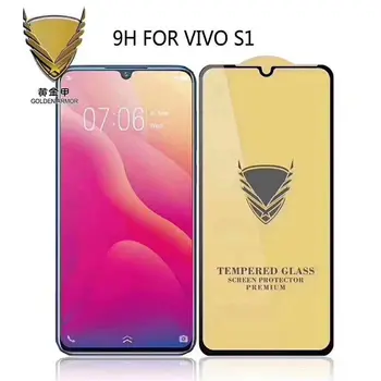 

Sinzean 200pcs Golden Armor Middle Curved Tempered Glass Screen protector For VIVO Y90/Y17/Y15/Y12/Y3/Y97/Y95/Y93S/Y91i/Y89/Y85