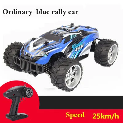 Высокая скорость 50 км/ч Профессиональный Взрослый RC автомобиль 4WD игра высокая скорость rcing автомобиль горный Автомобиль Мотор мощность 380 - Цвет: Blue rally car