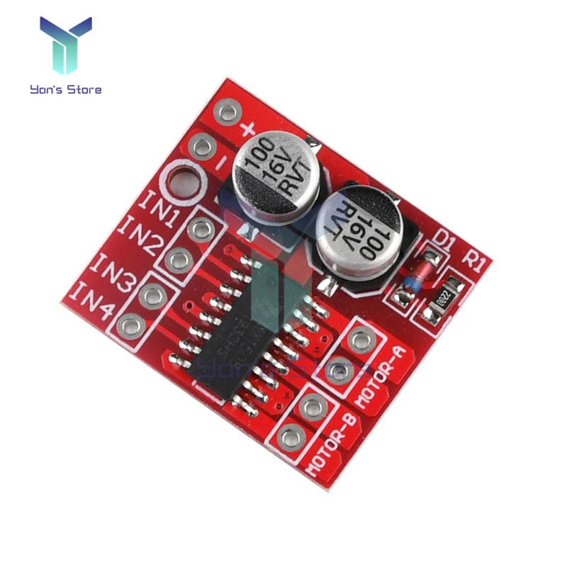 5Pcs/lot MX1508 DC Motor Driver Module DC 2V-10V 1.5A 2-Way PWM Speed Dual H-Bridge Stepper Motor Driver L298N