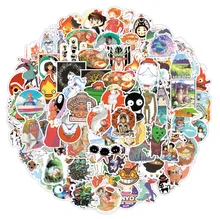 

10/30/50pcs Cute Vsco Miyazaki Hayao Spirited Away Anime Stickers Suitcase Graffiti Sticker Laptop Car Bike Motorcycle Wholesale