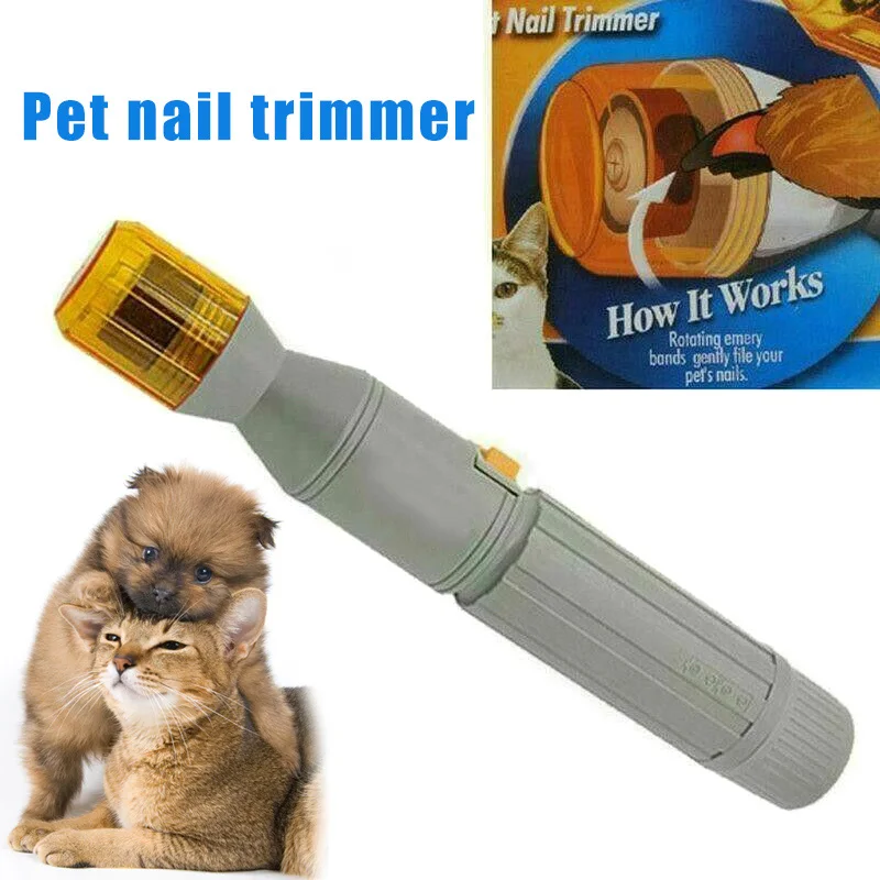 

Hot Electric Pets Nail Trimmer Grinder Grooming Tool Dogs Cats Clipper Pet Supplies XJS789