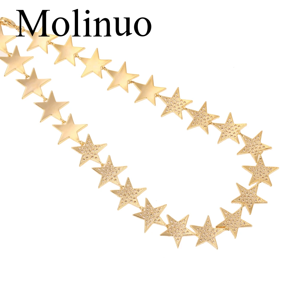 Molinuo, новая мода, звезда, цепочка, ожерелье, Европа и США, популярные женские ювелирные изделия, свадьба, помолвка, подарок на день рождения