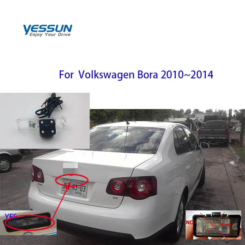 175 градусов 1280*720P камера заднего вида для Volkswagen VW Passat CC B6 Polo Хэтчбек Golf Jetta Magotan Bora Scirocco