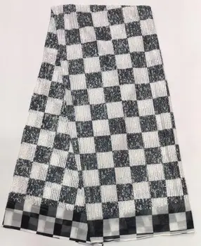 

Popular embroidery African tulle lace French net fabric S-94611 embrodery lace fabric