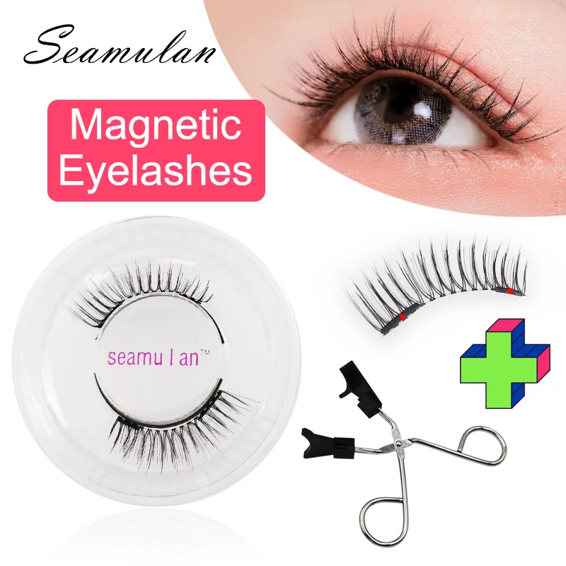 

Magnetic False Eyelashes mink natural eyelashes Long Lasting 3D Faux Mink Eyelash For Extensions 8 styles makeup tool