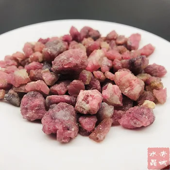 

Natural Tourmaline Pink Tourmaline Small Particle Mineral Crystal Teaching Specimen Stone Color Table Decoration