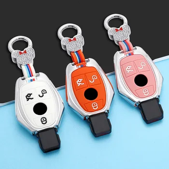 Portachiavi per auto Cover per Mercedes Benz AMG A C E S series E200L E300L C260L E260 W204 W212 W176 CLA GLA Car acessori portachiavi