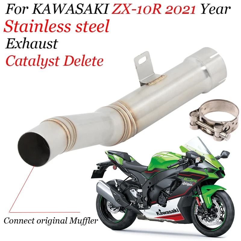 SlipOnForKAWASAKIZX10RZX10RZX10R20212022MotorcycleExhaust