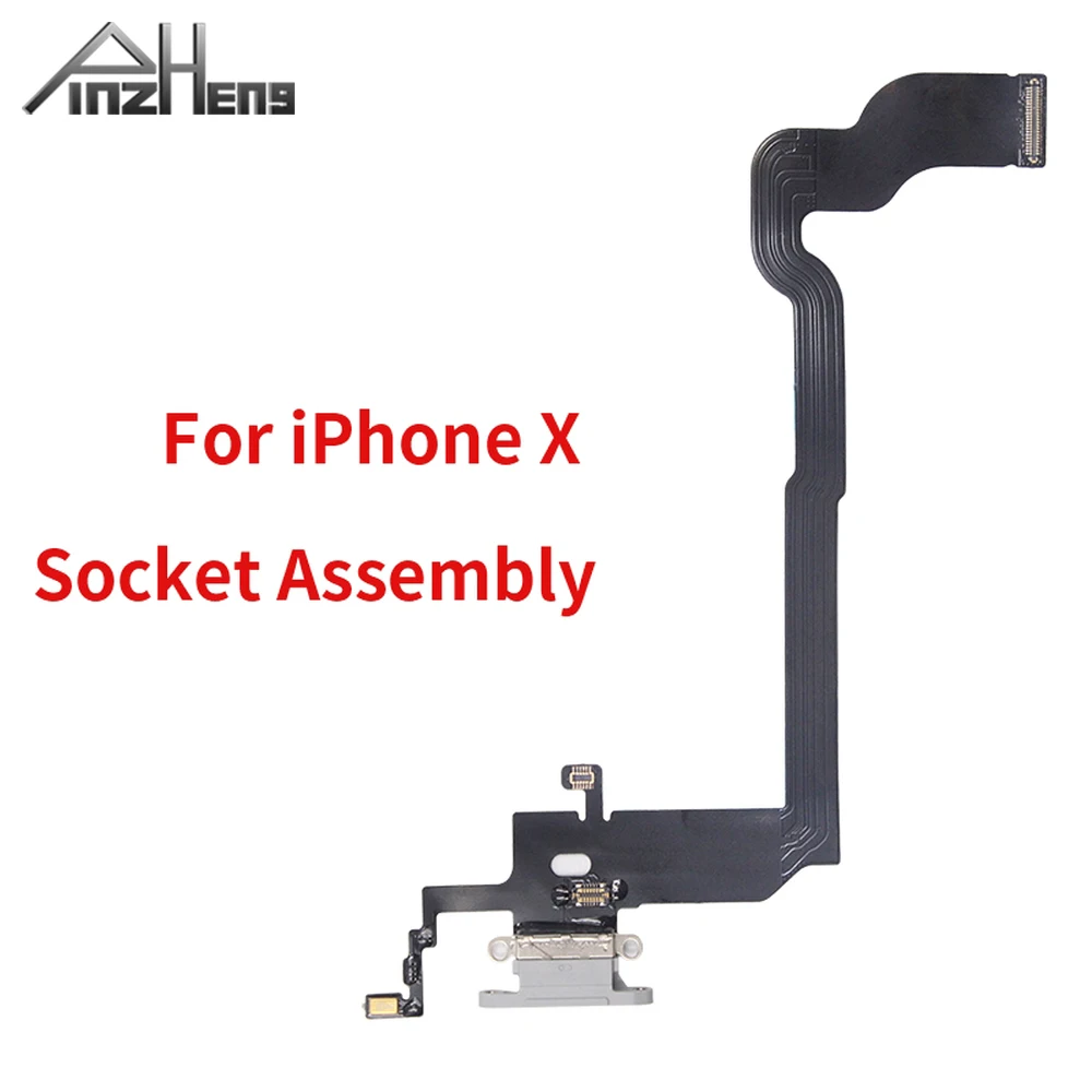 Шлейф зарядный PINZHENG для iPhone X XS XR XSMAX USB-разъем зарядного устройства док-станция с