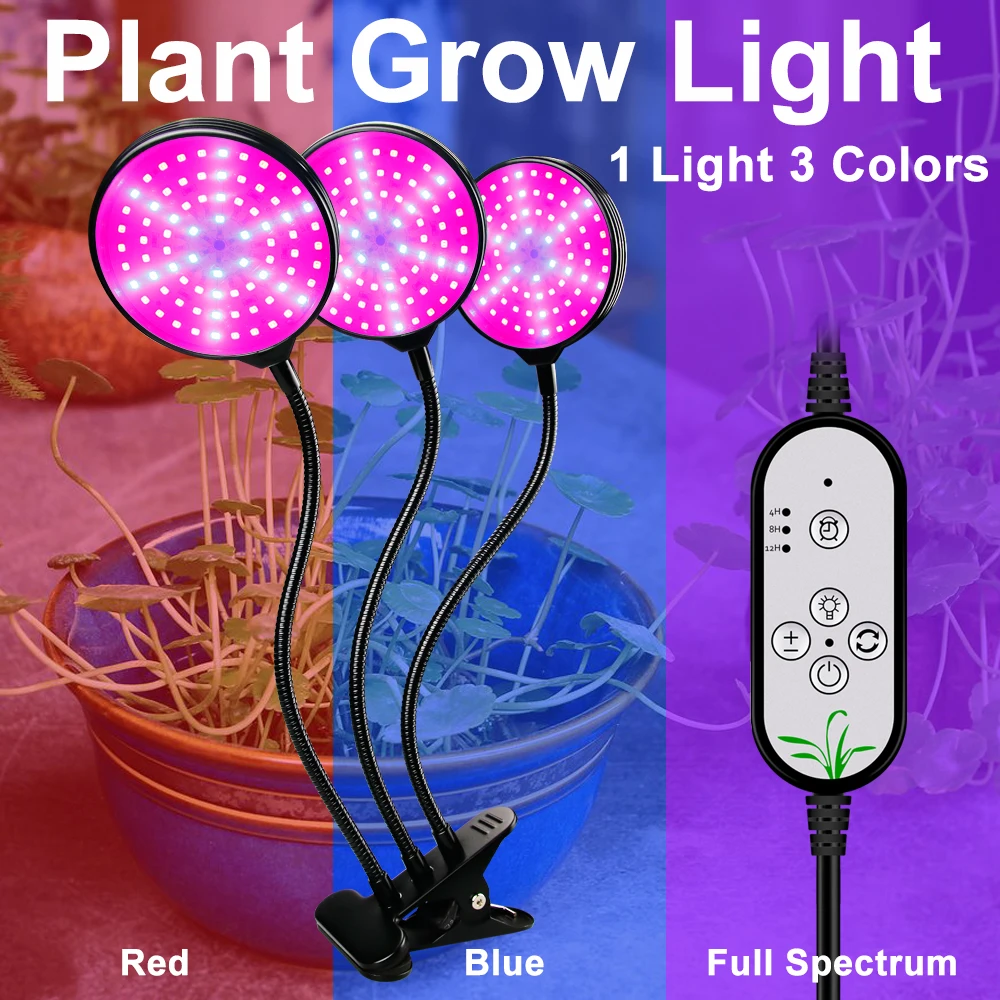 

USB Led Full Spectrum Grow Light Led Plant Growth Lamp 15W 30W 45W Indoor Seedling Phyto Lamp Led 5V Greenhouse Flower Lighting