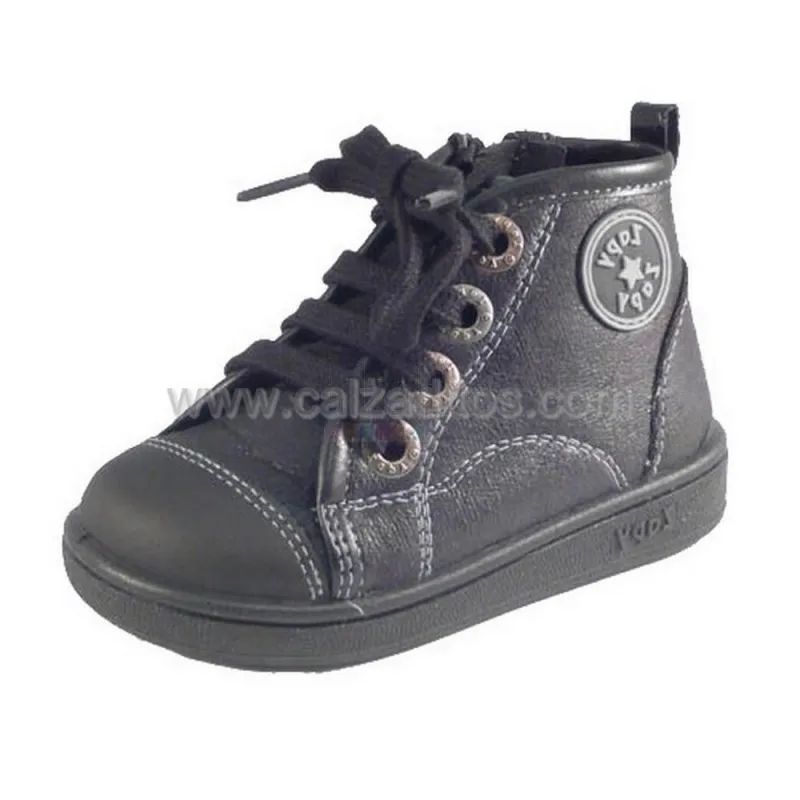 Scarponcini In Similpelle Grigio Desigual, Zapy