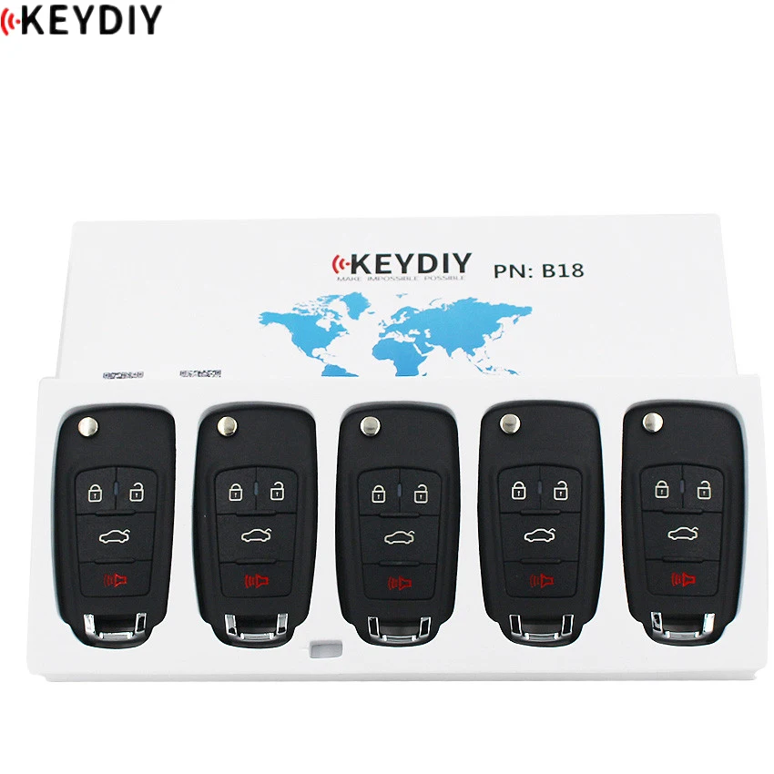 1 шт., KEYDIY, универсальный пульт дистанционного управления серии B B18 KD900K/D900+/URG200/KD-X2