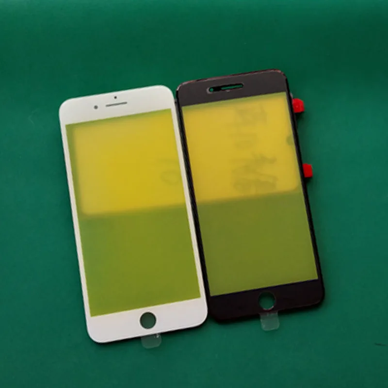 12 шт. холодной Пресс спереди Экран Стекло со средним корпусом для iPhone 8 7 6s 6 плюс 5 5S