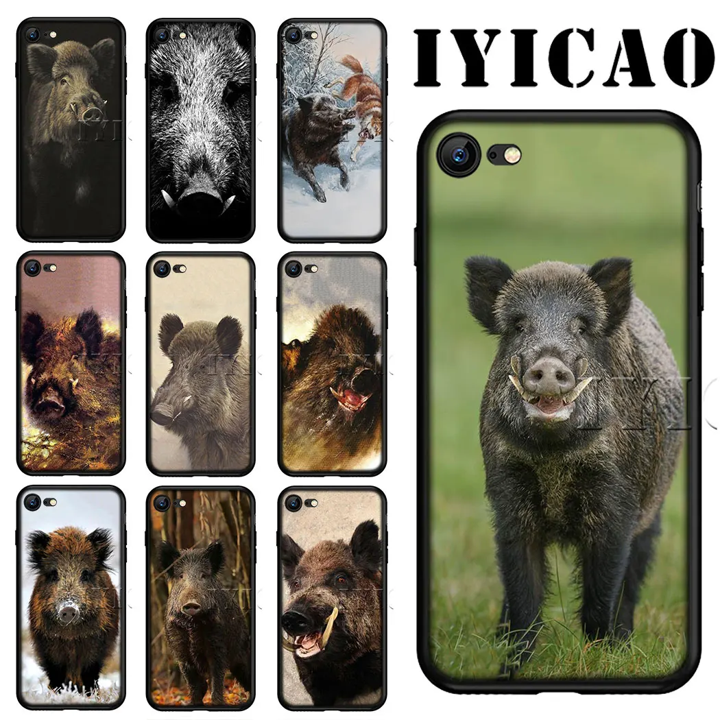 Мягкий силиконовый чехол IYICAO для iPhone XS Max XR X 8 7 6 6S Plus 5 se |