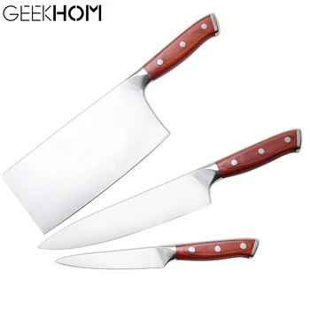 

Chinese Chopping Chef Knife Hardeness Stainless Kitchen Knives Bone Chopper Knife for Cutting Cleaver Meat