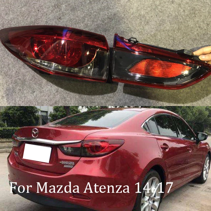 MZORANGE светодиодный задний фонарь красный корпус задний фонарь для Mazda Atenza