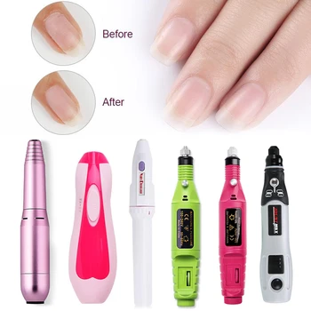 

1pc Electric Nail Drill Machine Gel Polish Grinding Pen Dead Skin Remove Machine Nail File Professional Nail Art Tools