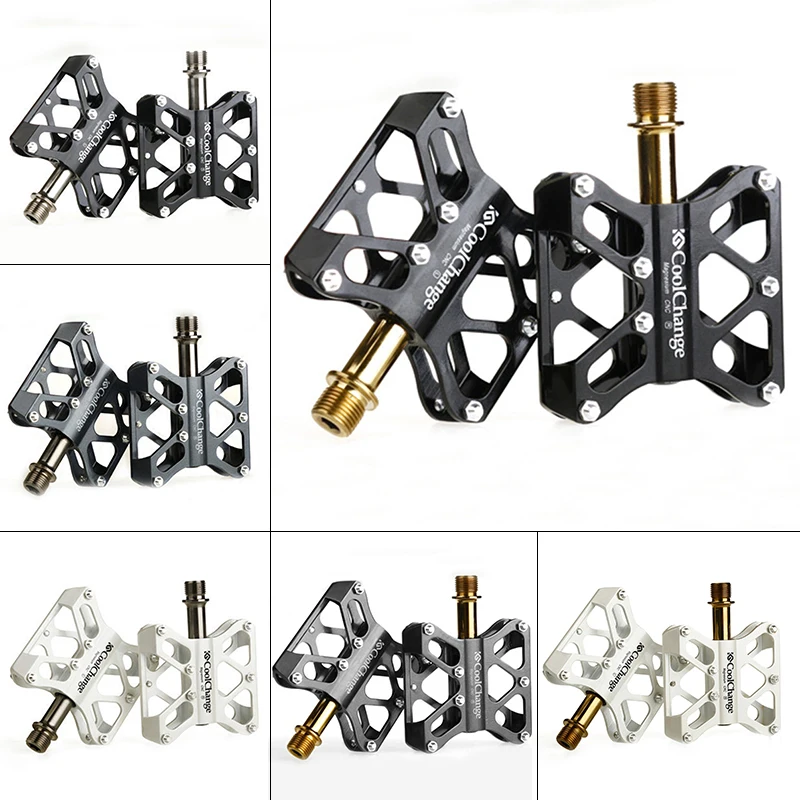 Black Pedals Outdoor Cycling Anti-skid Waterproof Dustproof Spare Parts