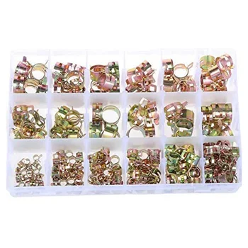 

Fuel Hose Line Spring Clip Clamps Fasteners Silicone Vacuum Hose Pipe Clamp(200Pcs,6-22mm)