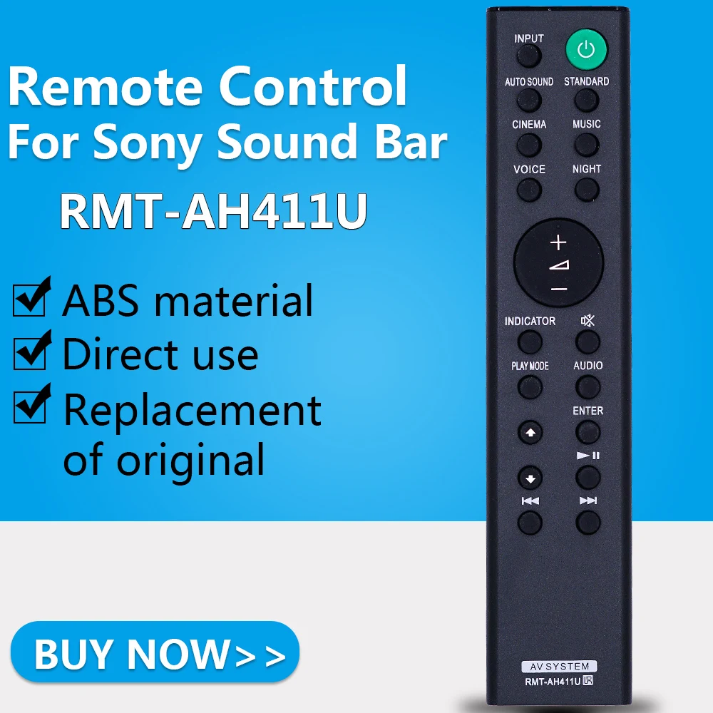 Пульт дистанционного управления для Sony Sound Bar RMT-AH411U HTS100F HTSF150 | Электроника