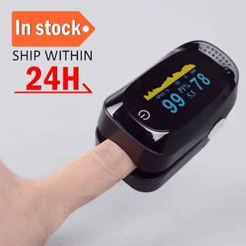 

Portable Finger Pulse Oximeter Blood Oxygen Saturation meter Fingertip Pulsoximeter SPO2 Monitor Oximetro dedo Oximeter OLED