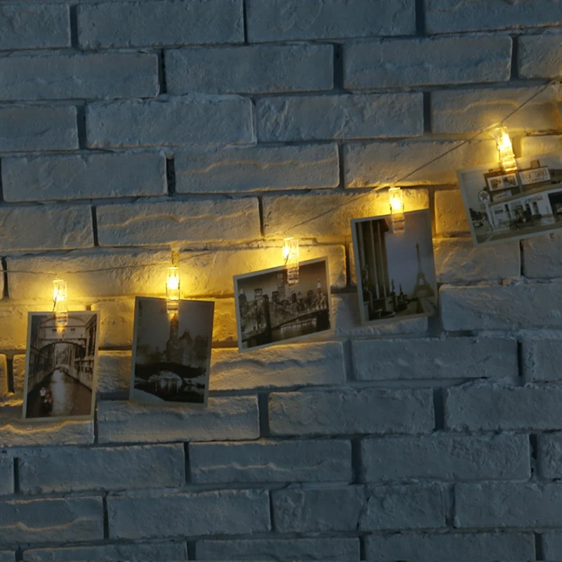 

Photo Clip String Lights, Wedding Party Decorative Lights, Hanging Fairy Lights, Warm White