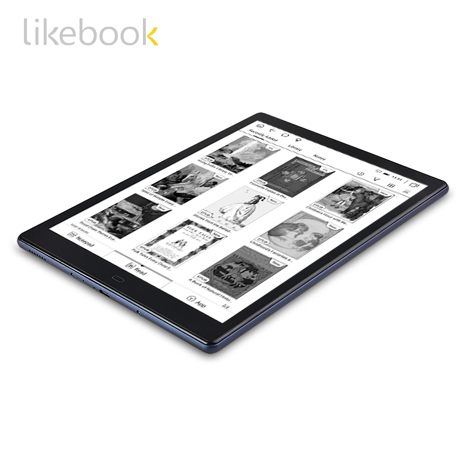 Likebook-liseuse électronique P10, écran 10 pouces, 2021 original, Android  8.1 OS, prise en charge de l'écriture par stylet capacitif, nouveauté