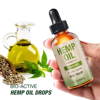 

MO TULIP 10000mg Hemp Oil 30ML CBD Oil Organic Pure Essential Oil Herbal Drops Body Relieve Stress Oil Skin Care Help Sleep